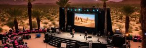 desert Arabian themed outdoor concert stage with l (1)